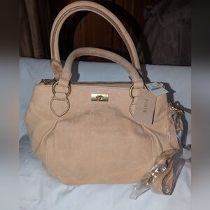 J. Crew Brompton Beige Hobo Shoulder Bag with Gold Hardware. New With Tags